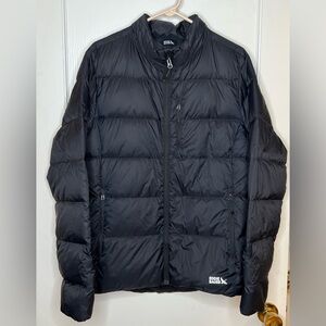 Eddie Bauer Women’s Black Packable Down Puffer Jacket, size XL. NWT